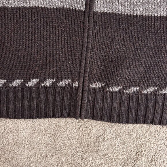 Ruff Hewn Vtg Cardigan Sweater‎ Mens L 70s Hippie Cowboy Zip Mock Neck - Picture 4 of 7